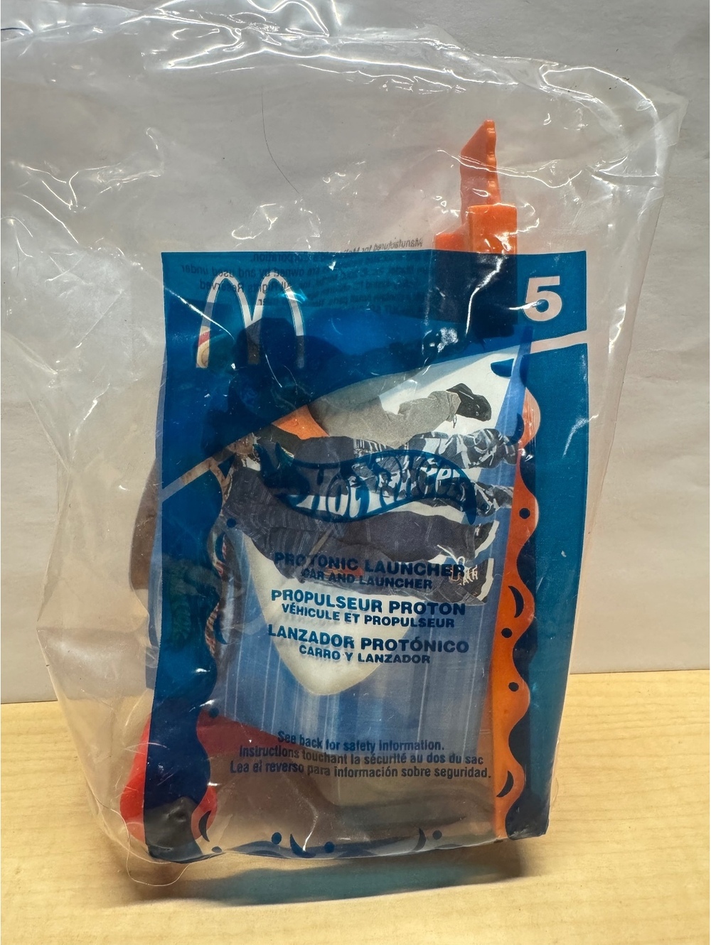 2002 McDonald's Hot Wheels Toy #5 Protonic Launcher NIB